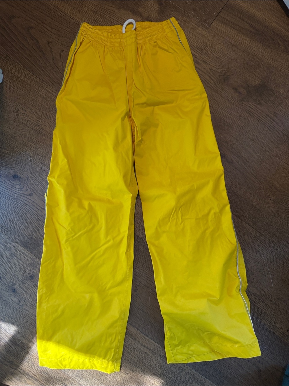 REI Yellow Kids Waterproof Joggers